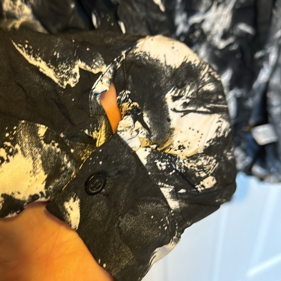 Toni T Black & White Jacket-blouse size 2X - Picture 6 of 7